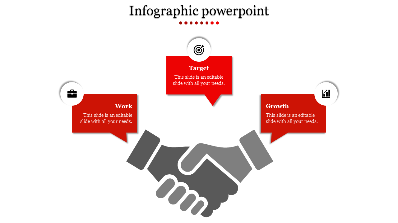 infographic powerpoint-3-Red